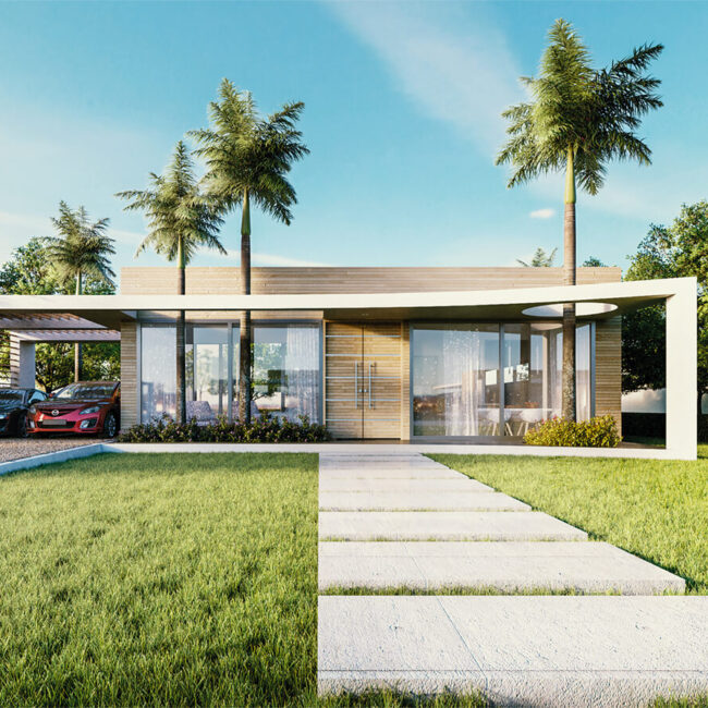 Arquitectos en Cartagena - Casa aleros diseño Topp Create